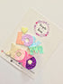 Hair clips set of 2 : LOVE & XOXO